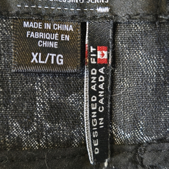 FDJ Denim Faux Fur Collar Streetwear Flip Cuff Western Cowgirl Size XL - Picture 7 of 10